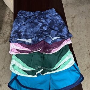 Colorful Athletic Shorts Set
